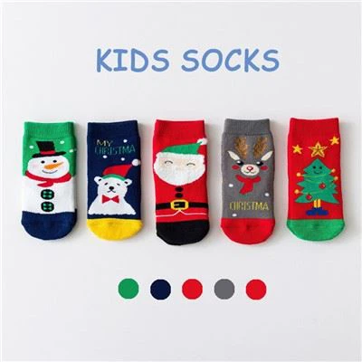 Barn Vinter Sokker Gutter Varme Xmas Sokker